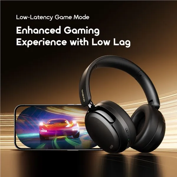 oraimo boompop n wireless headphones with hybrid anc 65 hour playtime